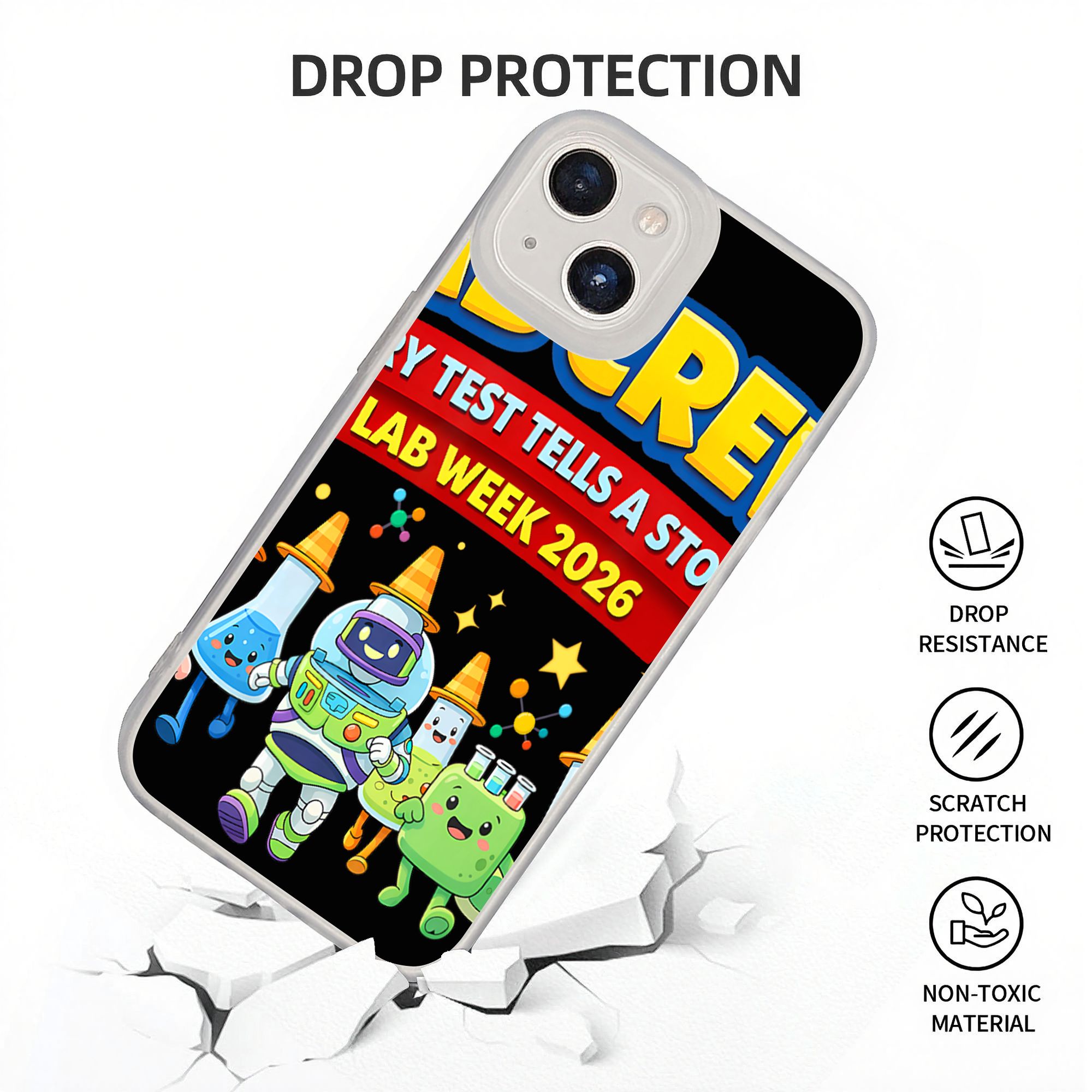 Medical Lab Week - Nueva Funda Protectora Antigolpes para Teléfono