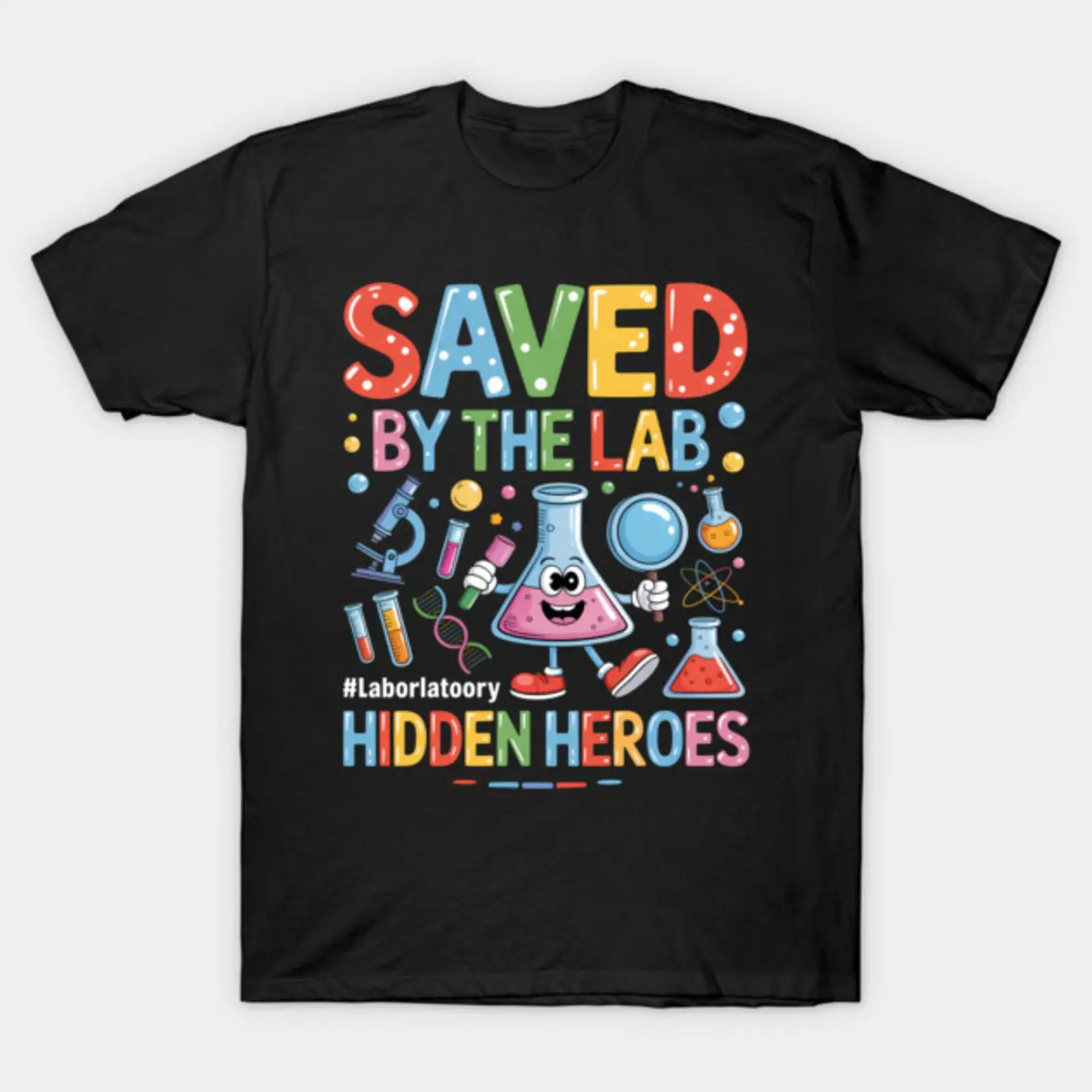Medical Lab Week - Camiseta vintage transpirable con efecto lavado