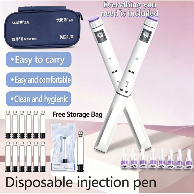 Medical Lab Science - Pluma de Inyección Desechable para Insulina/Péptidos,