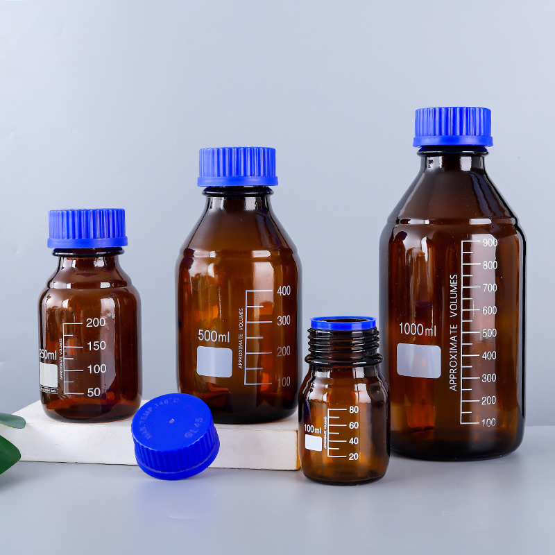 Botella de vidrio para reactiv - Medical Lab Supplies reseña y precio