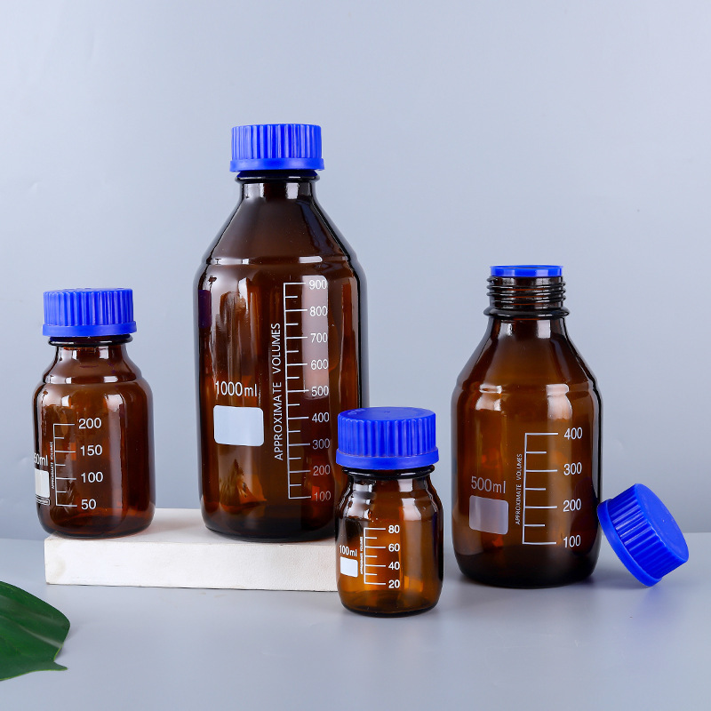 Botella de vidrio para reactiv - Medical Lab Supplies reseña y precio