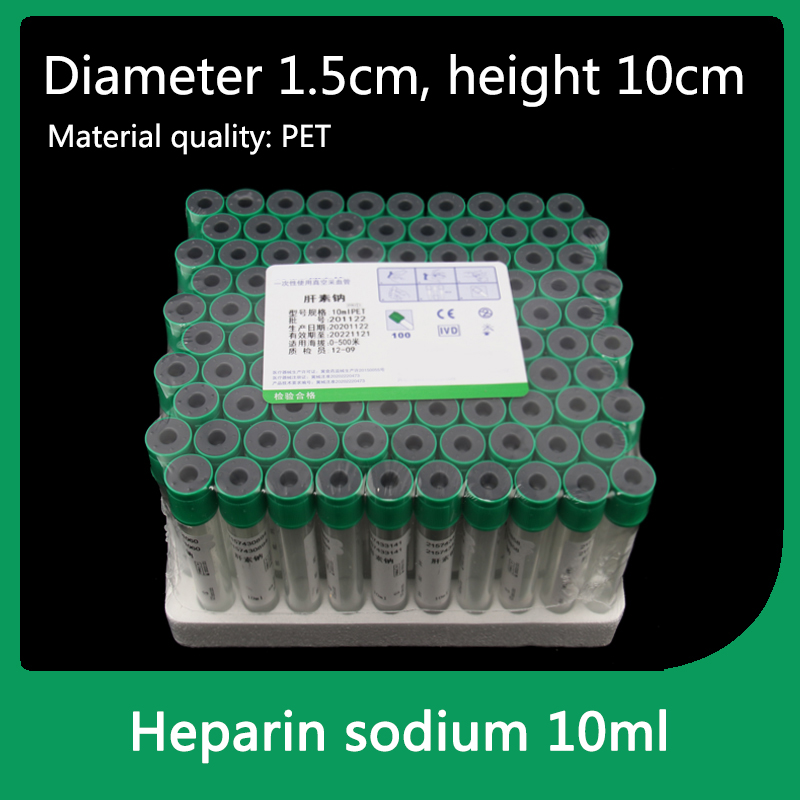 Tubo antiagulante de sodio Hep - Blood Collection Tube reseña y precio