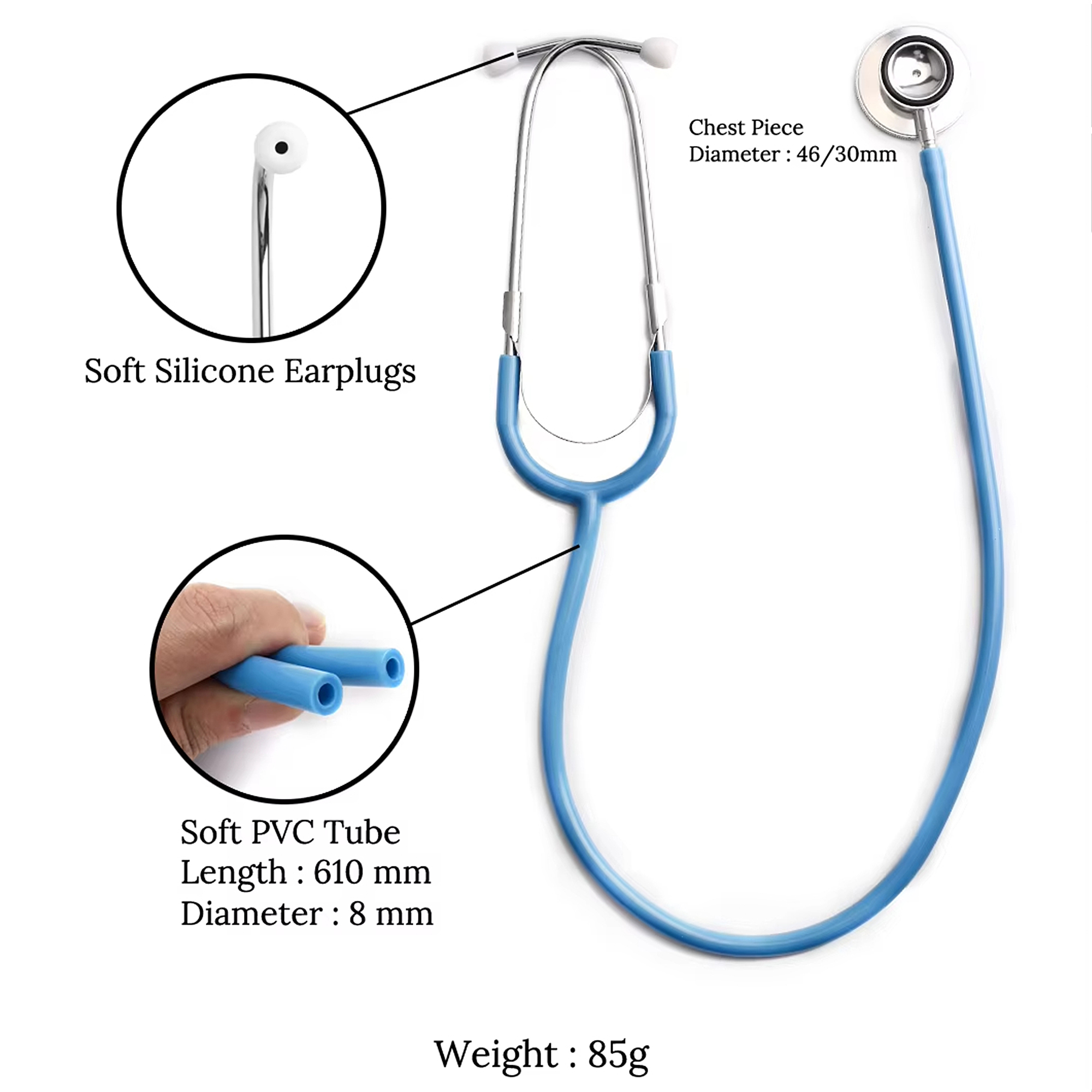 Estetoscopio de doble cabezal, - Medical Lab Science reseña y precio
