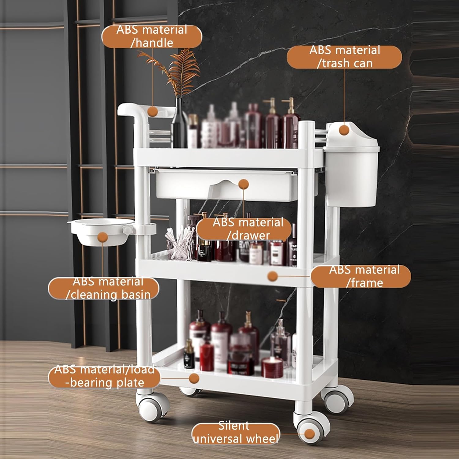 Carrito Médico de 3 Niveles co - Medical Lab Furniture reseña y precio